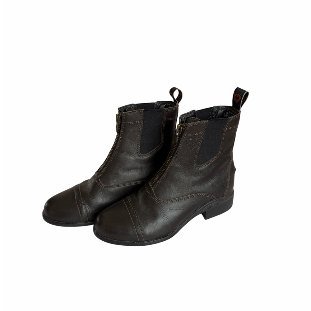 Ariat Herritage Breeze English Paddock Riding Brown Leather Ankle Boots 6 EUC